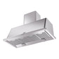 ILVE Majestic II 48-Inch Chimney Wall-Mount Ducted Range Hood, 850 CFM, Stainless Steel, UAM120SS