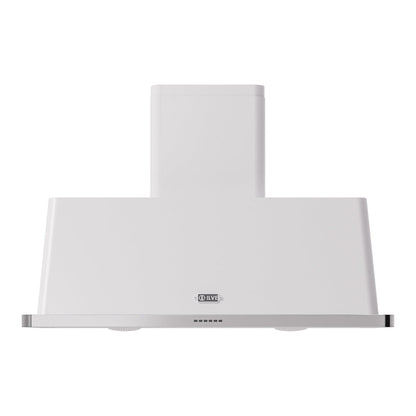 ILVE Majestic II 48-Inch Chimney Wall-Mount Ducted Range Hood, 850 CFM, White, UAM120WH