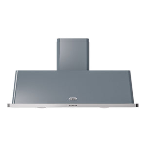 ILVE Majestic II 60-Inch Chimney Wall-Mount Ducted Range Hood, 850 CFM, Blue Grey, UAM150BG