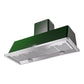 ILVE Majestic II 60-Inch Chimney Wall-Mount Ducted Range Hood, 850 CFM, Emerald Green, UAM150EG