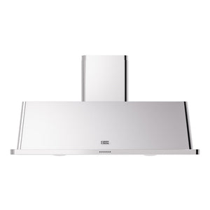 ILVE Majestic II 60-Inch Chimney Wall-Mount Ducted Range Hood, 850 CFM, Stainless Steel, UAM150SS
