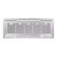 ILVE Majestic II 60-Inch Chimney Wall-Mount Ducted Range Hood, 850 CFM, White, UAM150WH