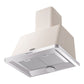 ILVE Majestic II 30-Inch Chimney Wall-Mount Ducted Range Hood, 600 CFM, Antique White, UAM76AW