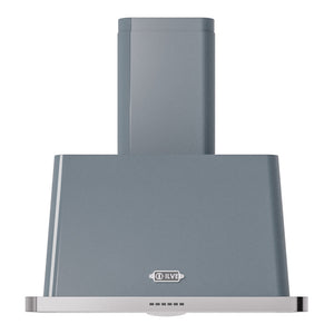 ILVE Majestic II 30-Inch Chimney Wall-Mount Ducted Range Hood, 600 CFM, Blue Grey, UAM76BG