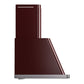 ILVE Majestic II 30-Inch Chimney Wall-Mount Ducted Range Hood, 600 CFM, Burgundy, UAM76BU