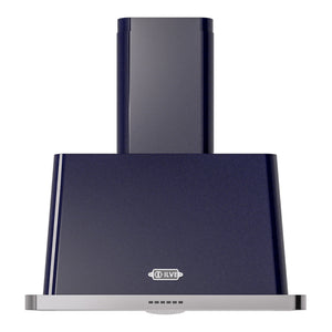 ILVE Majestic II 30-Inch Chimney Wall-Mount Ducted Range Hood, 600 CFM, Midnight Blue, UAM76MB