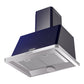 ILVE Majestic II 30-Inch Chimney Wall-Mount Ducted Range Hood, 600 CFM, Midnight Blue, UAM76MB