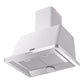 ILVE Majestic II 30-Inch Chimney Wall-Mount Ducted Range Hood, 600 CFM, White, UAM76WH