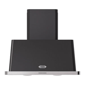 ILVE Majestic II 36-Inch Chimney Wall-Mount Ducted Range Hood, 600 CFM, Graphite Matte, UAM90MG