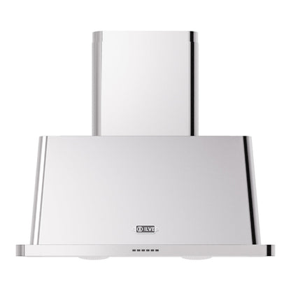 ILVE Majestic II 36-Inch Chimney Wall-Mount Ducted Range Hood, 600 CFM, Stainless Steel, UAM90SS