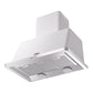 ILVE Majestic II 36-Inch Chimney Wall-Mount Ducted Range Hood, 600 CFM, White, UAM90WH