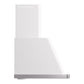 ILVE Majestic II 36-Inch Chimney Wall-Mount Ducted Range Hood, 600 CFM, White, UAM90WH