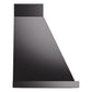 ILVE Nostalgie II Noblesse 30-Inch Canopy Wall-Mount Ducted Range Hood, 600 CFM, Glossy Black with Chrome Trim, UANB30BKC