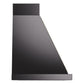 ILVE Nostalgie II Noblesse 30-Inch Canopy Wall-Mount Ducted Range Hood, 600 CFM, Glossy Black with Brass Trim, UANB30BKG