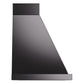 ILVE Nostalgie II Noblesse 30-Inch Canopy Wall-Mount Ducted Range Hood, 600 CFM, Glossy Black with Copper Trim, UANB30BKP