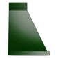 ILVE Nostalgie II Noblesse 30-Inch Canopy Wall-Mount Ducted Range Hood, 600 CFM, Emerald Green with Chrome Trim, UANB30EGC
