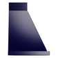 ILVE Nostalgie II Noblesse 30-Inch Canopy Wall-Mount Ducted Range Hood, 600 CFM, Midnight Blue with Copper Trim, UANB30MBP