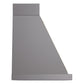 ILVE Nostalgie II Noblesse 30-Inch Canopy Wall-Mount Ducted Range Hood, 600 CFM, Graphite Matte with Brass Trim, UANB30MGG