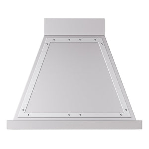 ILVE Nostalgie II Noblesse 30-Inch Canopy Wall-Mount Ducted Range Hood, 600 CFM, Stainless Steel with Chrome Trim, UANB30SSC