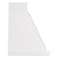 ILVE Nostalgie II Noblesse 30-Inch Canopy Wall-Mount Ducted Range Hood, 600 CFM, White with Burnished Trim, UANB30WHB