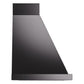 ILVE Nostalgie II Noblesse 36-Inch Canopy Wall-Mount Ducted Range Hood, 600 CFM, Glossy Black with Chrome Trim, UANB36BKC