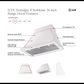 ILVE Nostalgie II Noblesse 36-Inch Canopy Wall-Mount Ducted Range Hood, 600 CFM, Glossy Black with Copper Trim, UANB36BKP