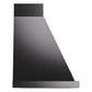 ILVE Nostalgie II Noblesse 36-Inch Canopy Wall-Mount Ducted Range Hood, 600 CFM, Glossy Black with Copper Trim, UANB36BKP