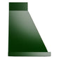 ILVE Nostalgie II Noblesse 36-Inch Canopy Wall-Mount Ducted Range Hood, 600 CFM, Emerald Green with Copper Trim, UANB36EGP