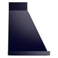 ILVE Nostalgie II Noblesse 36-Inch Canopy Wall-Mount Ducted Range Hood, 600 CFM, Midnight Blue with Burnished Trim, UANB36MBB