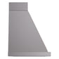 ILVE Nostalgie II Noblesse 36-Inch Canopy Wall-Mount Ducted Range Hood, 600 CFM, Graphite Matte with Copper Trim, UANB36MGP