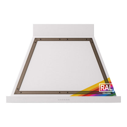 ILVE Nostalgie II Noblesse 36-Inch Canopy Wall-Mount Ducted Range Hood, 600 CFM, RAL with Burnished Trim, UANB36RAB