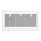 ILVE Nostalgie II Noblesse 36-Inch Canopy Wall-Mount Ducted Range Hood, 600 CFM, RAL with Chrome Trim, UANB36RAC