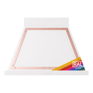 ILVE Nostalgie II Noblesse 36-Inch Canopy Wall-Mount Ducted Range Hood, 600 CFM, RAL with Copper Trim, UANB36RAP