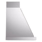 ILVE Nostalgie II Noblesse 36-Inch Canopy Wall-Mount Ducted Range Hood, 600 CFM, Stainless Steel with Burnished Trim, UANB36SSB