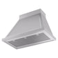 ILVE Nostalgie II Noblesse 36-Inch Canopy Wall-Mount Ducted Range Hood, 600 CFM, Stainless Steel with Chrome Trim, UANB36SSC