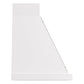 ILVE Nostalgie II Noblesse 36-Inch Canopy Wall-Mount Ducted Range Hood, 600 CFM, White with Burnished Trim, UANB36WHB