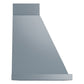 ILVE Nostalgie II Noblesse 40-Inch Canopy Wall-Mount Ducted Range Hood, 600 CFM, Blue Grey with Chrome Trim, UANB40BGC