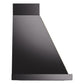 ILVE Nostalgie II Noblesse 40-Inch Canopy Wall-Mount Ducted Range Hood, 600 CFM, Glossy Black with Brass Trim, UANB40BKG