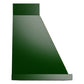 ILVE Nostalgie II Noblesse 40-Inch Canopy Wall-Mount Ducted Range Hood, 600 CFM, Emerald Green with Brass Trim, UANB40EGG