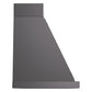 ILVE Nostalgie II Noblesse 40-Inch Canopy Wall-Mount Ducted Range Hood, 600 CFM, Graphite Matte with Burnished Trim, UANB40MGB