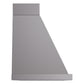 ILVE Nostalgie II Noblesse 40-Inch Canopy Wall-Mount Ducted Range Hood, 600 CFM, Graphite Matte with Chrome Trim, UANB40MGC
