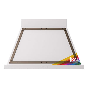 ILVE Nostalgie II Noblesse 40-Inch Canopy Wall-Mount Ducted Range Hood, 600 CFM, RAL with Burnished Trim, UANB40RAB