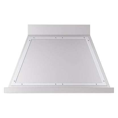 ILVE Nostalgie II Noblesse 40-Inch Canopy Wall-Mount Ducted Range Hood, 600 CFM, Stainless Steel with Chrome Trim, UANB40SSC
