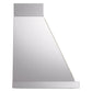 ILVE Nostalgie II Noblesse 40-Inch Canopy Wall-Mount Ducted Range Hood, 600 CFM, Stainless Steel with Brass Trim, UANB40SSG