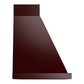ILVE Nostalgie II Noblesse 48-Inch Canopy Wall-Mount Ducted Range Hood, 600 CFM, Burgundy with Burnished Trim, UANB48BUB