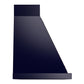 ILVE Nostalgie II Noblesse 48-Inch Canopy Wall-Mount Ducted Range Hood, 600 CFM, Midnight Blue with Burnished Trim, UANB48MBB