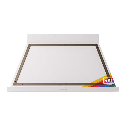 ILVE Nostalgie II Noblesse 48-Inch Canopy Wall-Mount Ducted Range Hood, 600 CFM, RAL with Burnished Trim, UANB48RAB