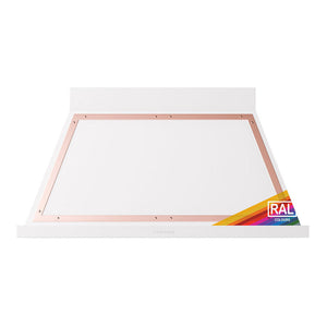 ILVE Nostalgie II Noblesse 48-Inch Canopy Wall-Mount Ducted Range Hood, 600 CFM, RAL with Copper Trim, UANB48RAP