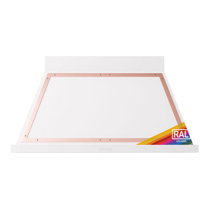 ILVE Nostalgie II Noblesse 48-Inch Canopy Wall-Mount Ducted Range Hood, 600 CFM, RAL with Copper Trim, UANB48RAP