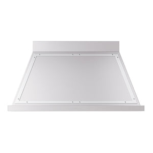 ILVE Nostalgie II Noblesse 48-Inch Canopy Wall-Mount Ducted Range Hood, 600 CFM, Stainless Steel with Chrome Trim, UANB48SSC